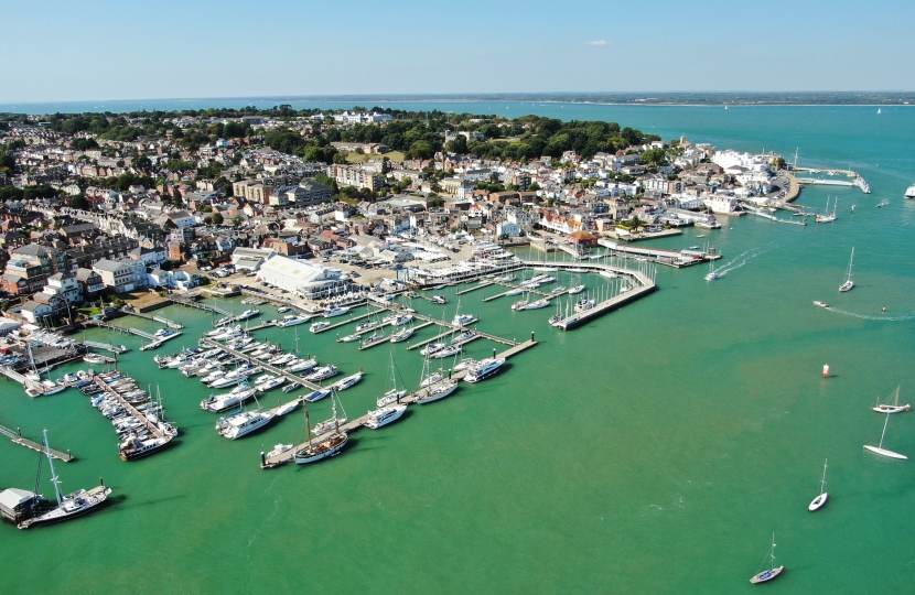 Picture courtesy of Cowes Harbour Commission