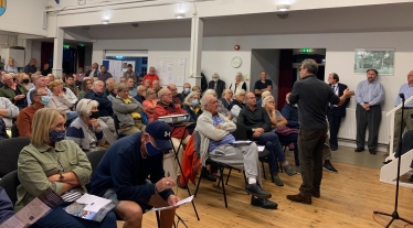Bob Meeting with Bembridge Residents in September 2021